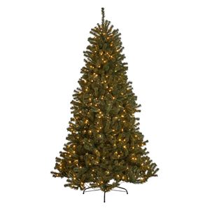 7 ft Hinged Christmas Tree with 500 <b>Lights</b> and 1110 <b>Branch</b> Tips for Festive Decorations - Product Image 6