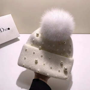 Bonnet d'hiver personnalisé avec logo OEM, impression numérique, 100% coton, chaud, unisexe, style décontracté urbain, meilleure vente, bonnet personnalisé avec - Product Image 3