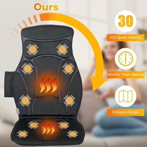 Faltbare Shiatsu-Massagematte mit 10 Vibrationsmotoren für Ganzkörperentspannung - Product Image 3