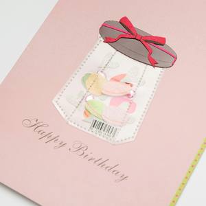 [8] Hot SaleAMAZING Wooden Wreath <b>Floral</b> Ornament Handmade Greeting Card - Product Image 3