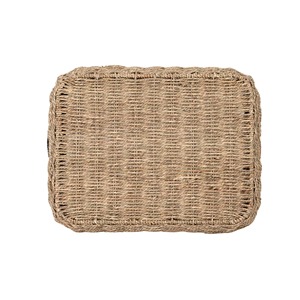 Homes Gardens Seagrass <b>Storage</b> <b>Basket</b> with Handles Handmade <b>Storage</b> <b>Basket</b> Wholesale eco-friendly Made in Viet Nam - Product Image 6