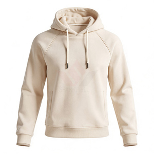 Sudadera con Capucha Extra Grande para Hombre, Color Sólido, Algodón French Terry, Estilo Casual, para Otoño - Product Image 3