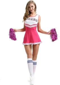 Ensembles d'uniformes de pom-pom girls personnalisés en deux pièces pour filles, costumes de pom-pom girls pour les jeunes, costumes de performance pour femmes - Product Image 4