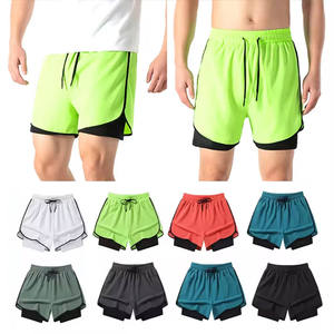Shorts d'été pour hommes style urbain coupe ajustée imperméables respirants séchage rapide écologiques taille mi-haute avec cordon de serrage pour la course - Product Image 3