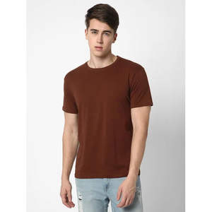 Camiseta Ecológica de Cuello Redondo para Hombre, Algodón y Fibra de Bambú, Diseño Casual Liso al Mejor Precio - Product Image 6