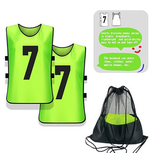 Chalecos de Entrenamiento, Camisetas Deportivas para Equipos, para Adultos y Jóvenes, Fútbol, Transpirables, Ligeros, Numerados, para Práctica - Product Image 2