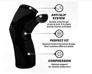 Rodillera de Compresión: La Mejor Rodillera para Hombres y Mujeres, Soporte para Correr, Baloncesto, Levantamiento de Pesas y Entrenamiento en el Gimnasio - Product Image 5