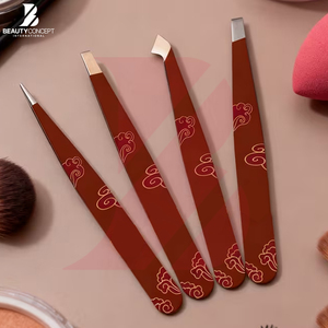 Pinzas para Cejas de Acero Inoxidable con Diferentes Formas y Diseños, Herramienta de Depilación de Alta Precisión, para Dar Forma a las Cejas - Product Image 3