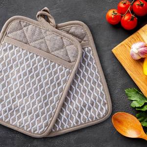 Porte-plat en coton 100% de qualité supérieure, résistant à la chaleur, pour la cuisine, la cuisson, fournisseur indien - Product Image 1