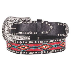 Cinturones de Cuero Hechos a Mano con Cuentas y Grabados, Hebilla Personalizable, Material y Color Personalizables, Duraderos, Ligeros, Estilo Casual - Product Image 1