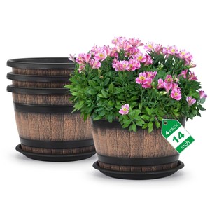 Vases et pots à fleurs en teck, fabrication sur mesure, vente en gros |   Aqdus Saleem Inde - Product Image 4