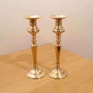 Support à bougie en laiton de qualité supérieure, fait main, finition antique, style vintage élégant, support en métal pour table à manger, décoration de la maison - Product Image 2