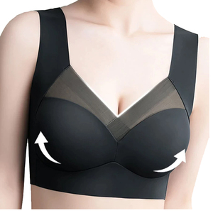 Breathable Shockproof Vest-Style Sports <b>Bra</b> Front Crisscross <b>Straps</b> Medium Support Spandex/Nylon Quick Dry Fitness Gym Yoga <b>Bra</b> - Product Image 2