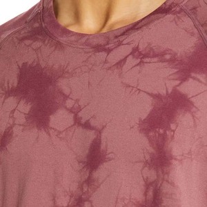 Custom logo Printed And <b>Tie</b> Die Jersey Fabric Marathon Running Shirts - Product Image 4