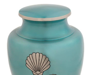 Urnes funéraires en laiton faites à la main, style américain, pour hommes et femmes, avec logo personnalisé - Product Image 4
