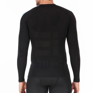 Men's Athletic Compression Shirt Long Sleeve Muscle Support Running Gym Training Top High Performance Eco-Friendly - Product Image 2