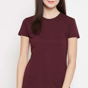 T-shirts en coton uni pour femmes, coupe ample, col rond, manches courtes, décontractés et sportifs pour l'été, marque privée OEM - Product Image 3