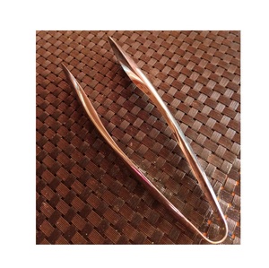 ที่คีบอาหารสแตนเลสเกรดพรีเมียม ผิวเงาหรูหรา ที่คีบน้ำแข็ง อุปกรณ์ครัวสำหรับบุฟเฟ่ต์ ใช้ในบ้านและงานจัดเลี้ยง - Product Image 1