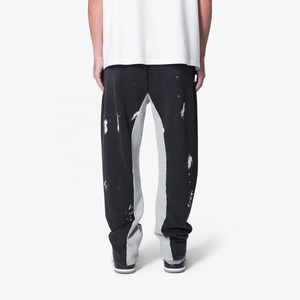 Pantalon de survêtement homme 100% coton, taille mi-haute, anti-plis, haute qualité, personnalisable avec logo, coupe oversize, vente en gros - Product Image 4