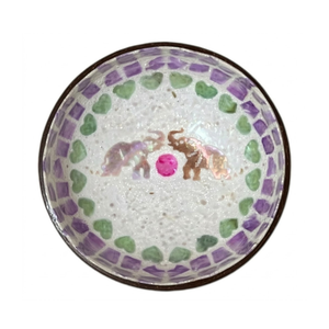 Vente en gros de bols en noix de coco gravés uniques, artisanat moderne, poli, durable, écologique, de haute qualité, cadeau - Product Image 1