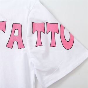 Camisetas de algodón estampadas de alta calidad para mujer en venta, impresión personalizada, manga corta, compre camisetas con cuello redondo para mujer - Product Image 5