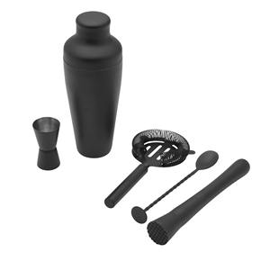 Juego de herramientas de bar negro mate, elegante y modesto, perfecto para clubes, eventos, fiestas y como regalo. Hecho a mano en India. - Product Image 6