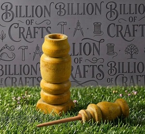 Modern Turned <b>Wood</b> Makhala Bottle High Quality Ithmid Kohl Powder Dispenser Cosmetic Makeup <b>Tool</b> Bulk - Product Image 2
