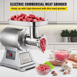 Tritacarne Commerciale in Acciaio Inox da 450 libbre con Lama e Piastra, Insaccatrice per Salsicce, Conforme FDA - Product Image 2
