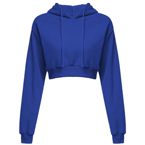 Nouvel Arrivage – Sweat à Capuche Court Femme Très Vendu – Qualité Supérieure 100% Coton Respirant Tricoté - Product Image 3