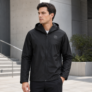 Custom Men's Polyester Camouflage <b>Running</b> <b>Jacket</b> Quick Dry Plain Dyed Zip Front Lightweight Outdoor Custom Logo Wholesale OEM - Product Image 5