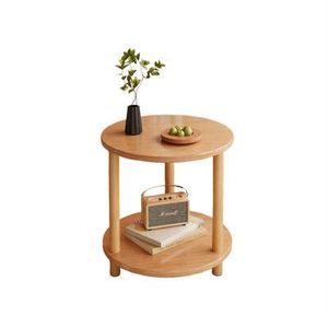 Table d'appoint classique en bois au design intemporel, idéale pour le canapé, le chevet et les coins. - Product Image 4