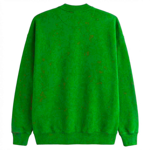 Sweat-shirt vert à col rond KADIA, coupe classique, unisexe, pull décontracté, couleur unie, tricot en coton, vêtement d'automne - Product Image 2