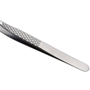 Pinzas Profesionales de 90 Grados con Punta de Fibra para Extensión de Pestañas, Punta Suave, Acero Inoxidable de Alta Calidad, Pinzas de Precisión - Product Image 4