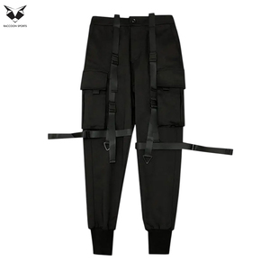 Good Supplier Unique Design Heavy Duty Outdoor Fashion Wear Urban Streetwear Multi-Pocket Hip Hop Style <b>Tech</b> Wear Pants - Product Image 5