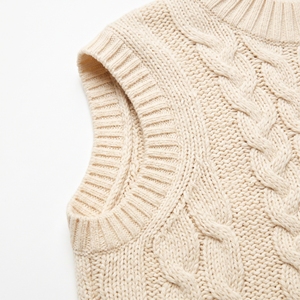 Women's Winter Solid Front Knit Vest <b>Dress</b> Layering Casual Warm Knit Midi <b>Dress</b> OEM ODM Wholesale Factory <b>Custom</b> Logo Low MOQ - Product Image 5