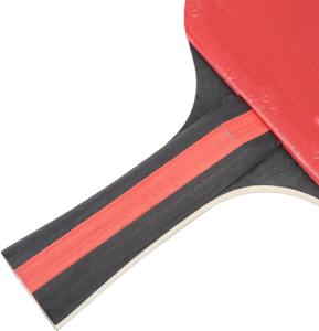 Raqueta de Tenis de Mesa Profesional de Alta Calidad, Fibra de Carbono y Plástico, Hoja de Madera Duradera, Agarre Cómodo, Goma con Puntos, ZARSAH - Product Image 5