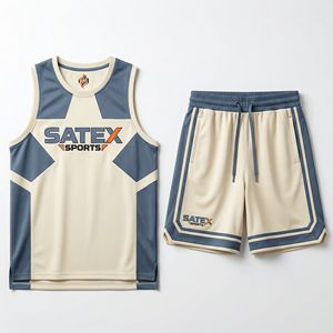 Vêtements de basket-ball pour adultes en gros, grande taille, respirants, à séchage rapide, de haute qualité, 100% polyester, antibactériens, protection UV - Product Image 1