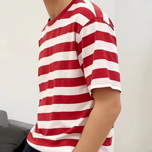 Blank Cotton Street Wear <b>Tshirt</b> Oversized Drop Shoulder T-shirt Custom High Quality Full Front Graphic Print Breathable T-Shirt - Product Image 4