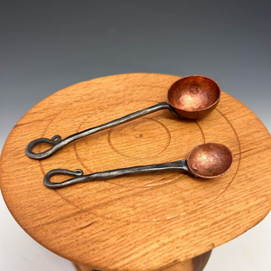 Ensemble de cuillères à mesurer en cuivre, 4 pièces, en métal, à long manche, résistantes à la chaleur, outils de cuisine durables - Product Image 4