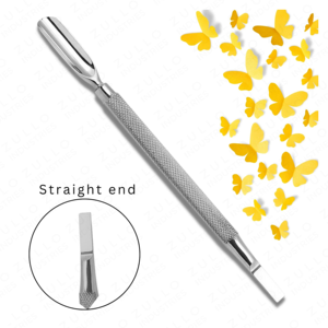Empujador de Cutículas de Acero Inoxidable de Primera Calidad, Herramienta Profesional para el Cuidado de las Uñas, Instrumento Duradero para Manicura y Pedicura, para la Limpieza de Cutículas - Product Image 6