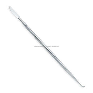 Pousse-cuticules double tête en acier inoxydable pour l'élimination de la kératine, nettoyage des ongles, fabrication directe usine, OEM ODM, manucure - Product Image 1