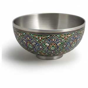 Cuenco Decorativo de Metal de Lujo con Diseño Árabe, Cuenco Premium para Servir, Decoración para el Hogar y la Cocina - Product Image 5