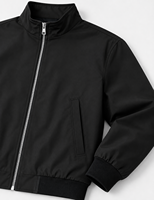 Veste bomber d'hiver pour homme en polyester et coton imperméable de haute qualité, à capuche, col montant, fermeture éclair sur le devant, doublure en polaire, service OEM