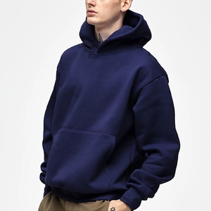 Sweat à capuche personnalisé pour homme, en molleton de coton épais, style streetwear - Product Image 6