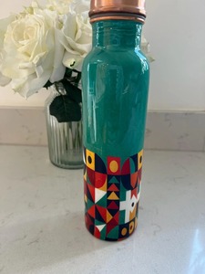 <b>Copper</b> Drinking <b>Water</b> <b>Bottle</b> <b>Wholesale</b> Supplier Premium Pure <b>Copper</b> Reusable Metal <b>Bottle</b> For Home Kitchen - Product Image 5