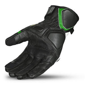 Customized High Quality Racing <b>Gloves</b> Palm Protection <b>Touch</b> <b>Screen</b> Compatibility Hook Loop Closure 100% Genuine Cowhide Leather - Product Image 4