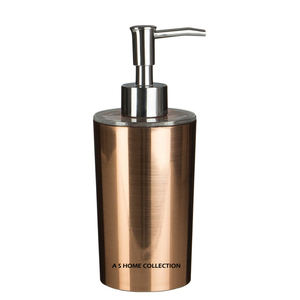 Elegante Dispensador de Jabón de Aluminio con Acabado Dorado Brillante, Perfecto para Interiores de Casas Tradicionales, Hoteles y Apartamentos - Product Image 2