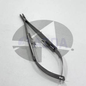 Pinzas profesionales de acero inoxidable Castroviejo para perforaciones de labret, con agarre seguro, tamaño 1.2mm 1.6mm, longitud 5.5 pulgadas - Product Image 5