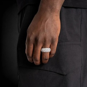 Anillo de Diamante Moissanita Elegante de Calidad de Exportación para Regalo de Aniversario de Bodas, Certificado, Creado en Laboratorio, Disponible en Grandes Cantidades - Product Image 4