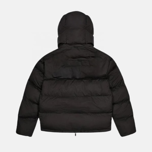 2024 invierno Unisex lujo burbuja Puff chaqueta de alta calidad Real pluma fina soporte cuello cremallera cierre venta al por mayor cálido para hombres - Product Image 4